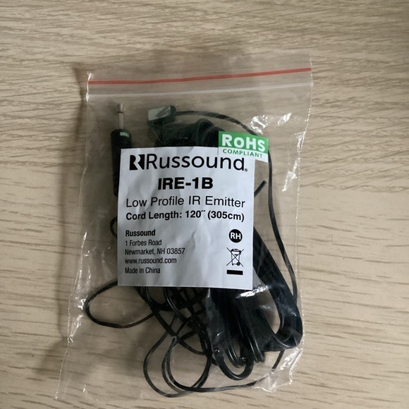 NEW Russound IRE-1B Low  Profile IR Cable Emitter - Picture 1 of 2